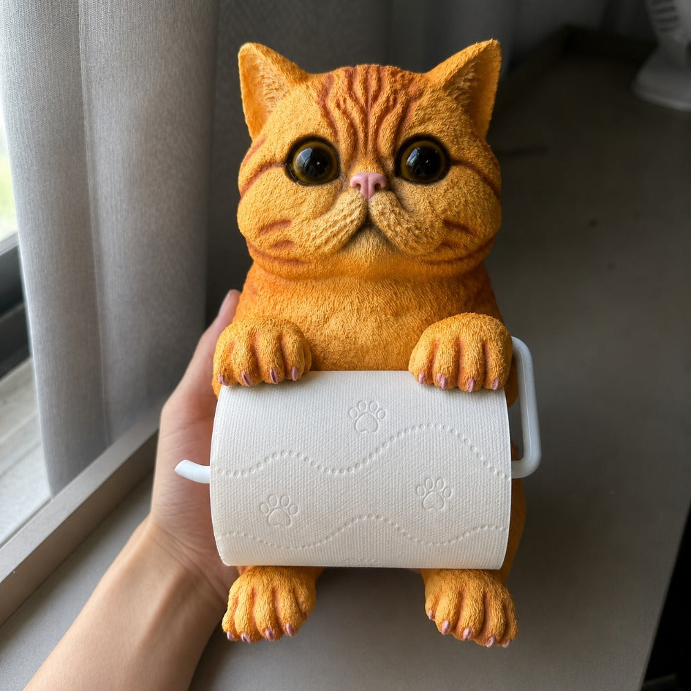 Cat Toilet Paper Holder