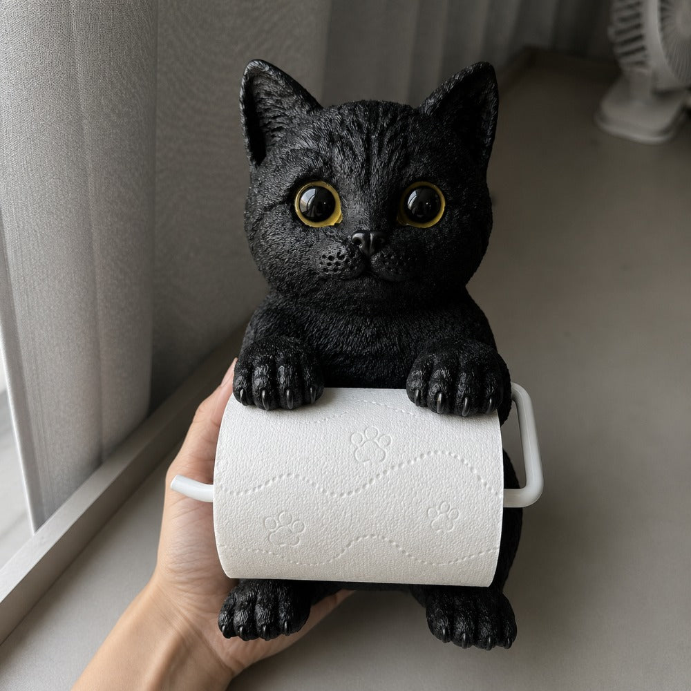 Cat Toilet Paper Holder